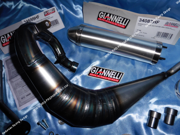Photo du pot d'échappement GIANNELLI pour Fantic Motor Casa 50, 50 M, E PERFORMANCE... de 2013 a 2017