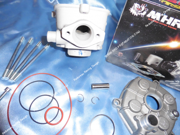 Photo du kit 50cc haut moteur Ø40mm MALOSSI MHR TEAM aluminium DERBI euro 1 & 2