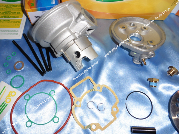 Photo du cylindre, pisto culasse vilebrequin TOP PERFORMANCES TPR 77cc ( kit, vilebrequin, roulement ) pour PIAGGIO liquide
