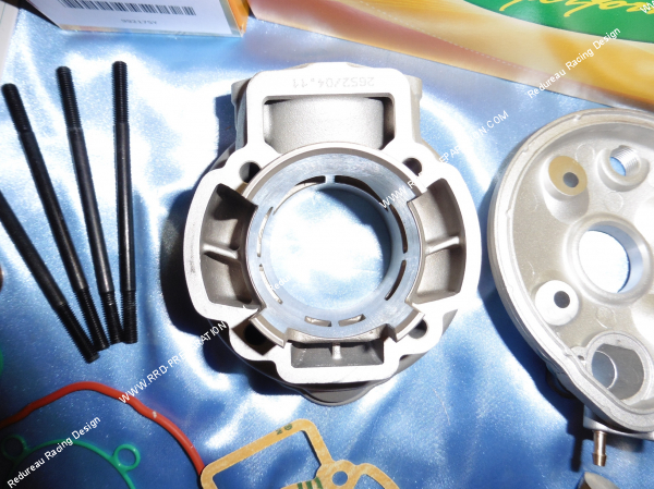 Photo des transferts du kit TOP PERFORMANCES TPR 77cc ( kit, vilebrequin, roulement ) pour PIAGGIO liquide (NRG, RUNNER...)