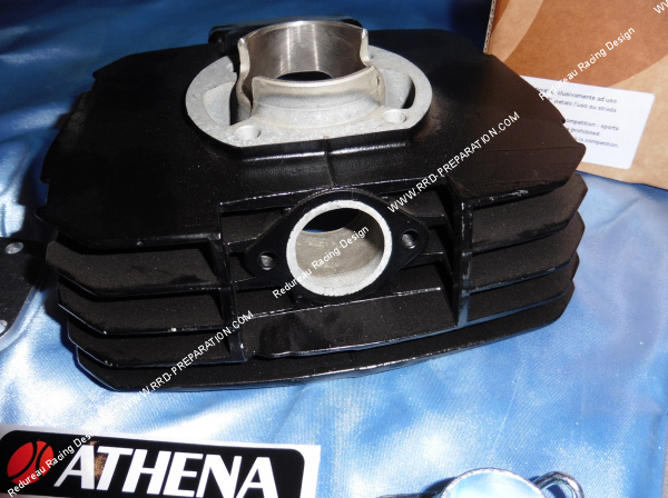 Photo du kit cylindre piston sans culasse 80cc Ø48mm ATHENA aluminium axe 12mm pour MORINI G30, MALAGUTI FIFTY FULL CX 50, GAC...