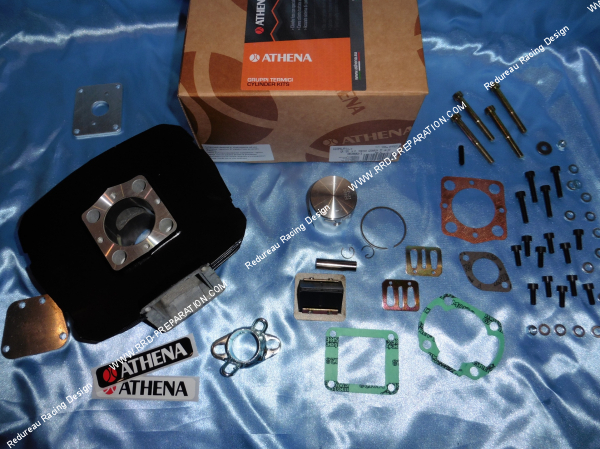 Photo du kit piston sans culasse 80cc Ø48mm ATHENA aluminium axe 12mm pour MORINI G30, MALAGUTI FIFTY FULL CX 50, GAC