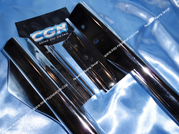Photo de la paire de capotage de fourche CGN chromé PEUGEOT 103 MVL