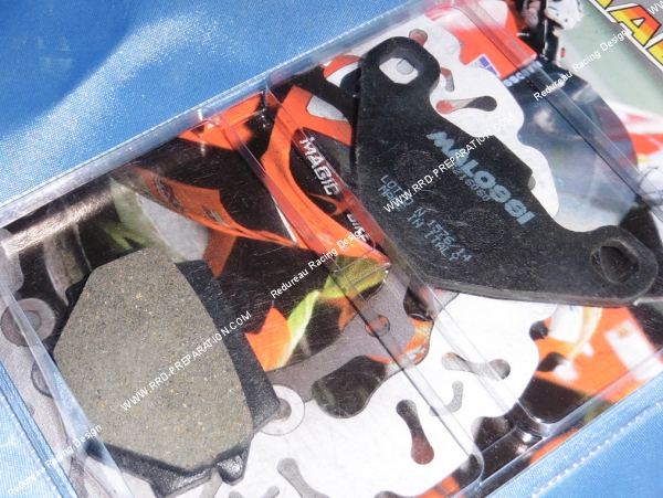 Photo des plaquettes de frein MALOSSI avant pour SCOOTER, QUAD KYMCO AGILITY, PEOPLE, MXU, MXER, SYM HD
