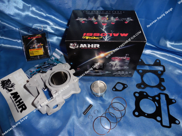 Photo du kit 70cc Ø44mm MALOSSI aluminium pour MBK BOOSTER X / OVETTO & YAMAHA GIGGLE / C3 et NEO'S 4 temps