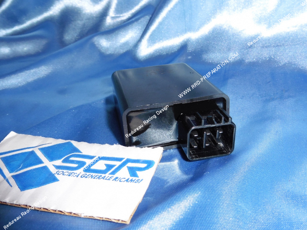 Photo du boitier CDI SGR non-bridé pour moto DERBI SENDA R, SM, YAMAHA XT R, X 125 4T 2003 a 2007