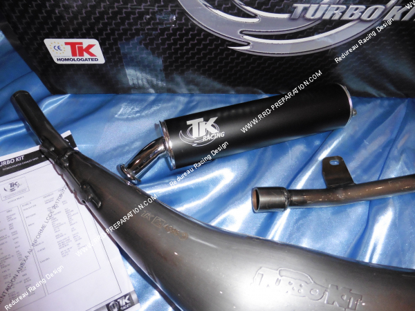 Photo du pot d'échappement TURBOKIT TK pour HONDA MTX, CRM et NSR 80cc 2T