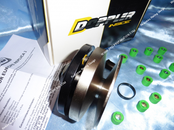 Photo du variateur DOPPLER ER2 avec ou sans embrayage plage 100mm pour MBK 51 / av10 / av7