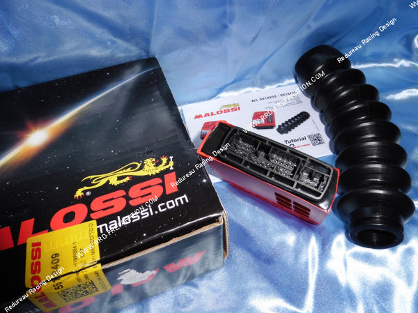 Photo du boîtier de reprogrammation moteur MALOSSI 80cc pour PIAGGIO LIBERTY IGET, ZIP, VESPA PRIMAVERA, SPRINT, 50 4T EURO 4