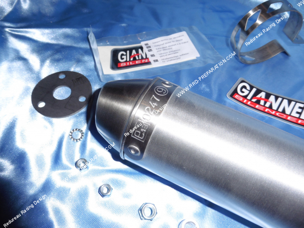 Photo du silencieux, cartouche pour échappement GIANNELLI aluminium PEUGEOT XR6, MOTORHISPANIA RX