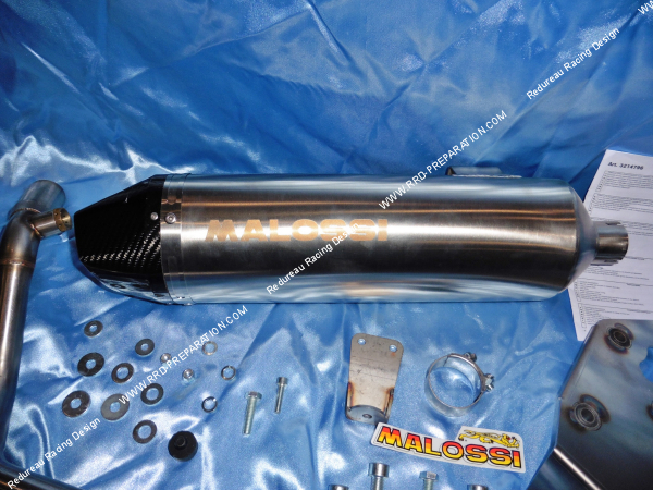Photo de l'échappement MALOSSI RX pour maxi scooter HONDA DYLAN, PS, SH, KEEWAY OUTLOOK... 125cc, 150cc...