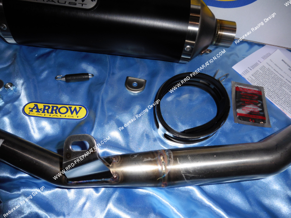 Photo du collecteur de pot d'échappement  ARROW Racing STREET THUDER pour moto HONDA CBR R 125cc 4T