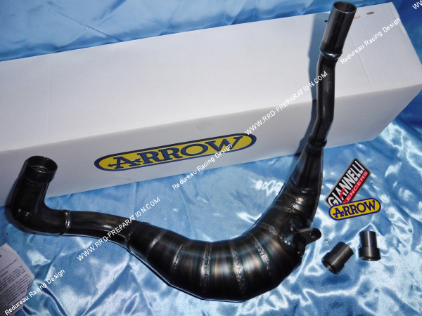 Photo du corps de pot d'échappement ARROW All-road passage haut pour BETA RR Super-Motard 50cc