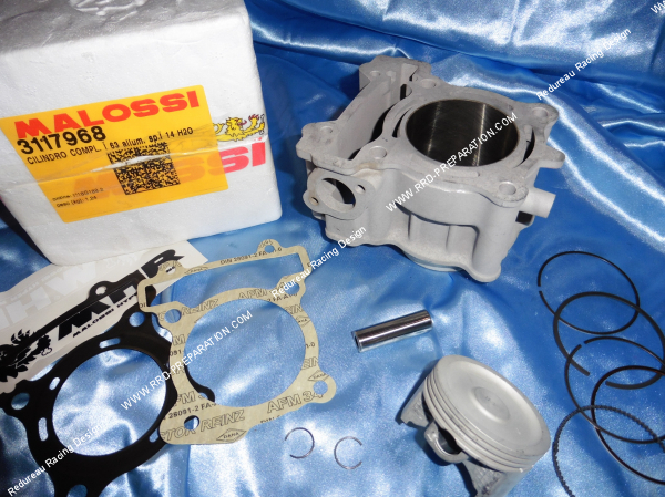 Photo du kit cylindre - piston 182,5cc MALOSSI Ø63mm aluminium pour YAMAHA X-MAX 125cc, CITY 125cc, YZF R 125cc, MBK CITYLINER