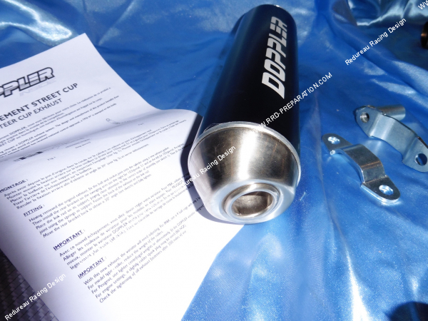 Photo du silencieux de pot d'échappement DOPPLER STREETCUP pour PEUGEOT 103 SP, MV, MVL, LM, Vogue...