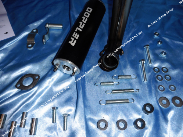 Photo du silencieux de pot d’échappement DOPPLER STREETCUP pour PEUGEOT 103 SP, MV, MVL, LM, Vogue