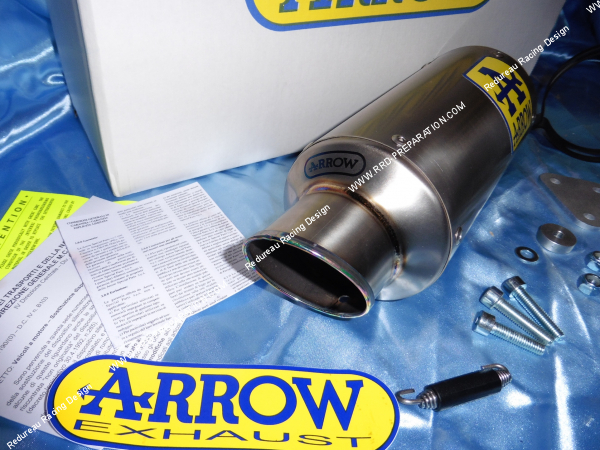 Photo du silencieux de pot d'échappement ARROW GP2 pour KTM 690 SM de 2006 à 2012