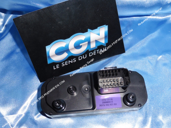 Photo de la fiche sur le compteur digital type origine 2D00377 pour moto DERBI SENDA XTREM, XRACE. A partir de 2011