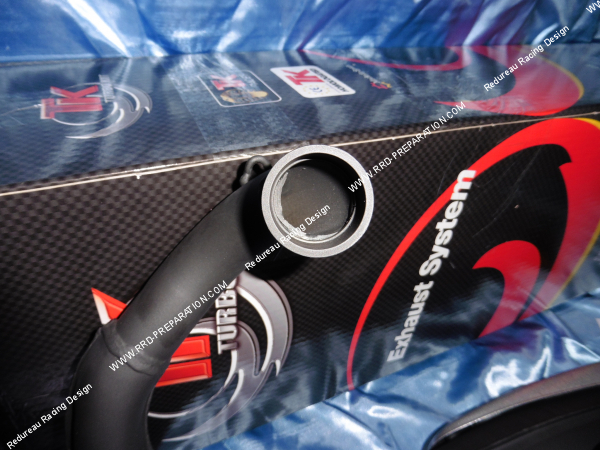 Photo de l’entrée au cylindre du pot d'échappement TURBOKIT URBAN SPORT pour scooter HONDA SFX, SXR, SGX, BALI 50 2T