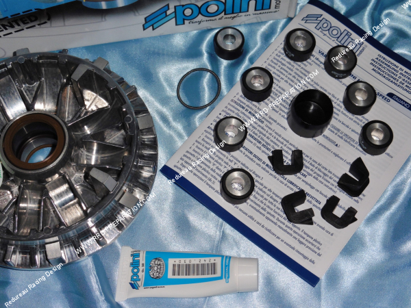 Photo des galets pour le variateur POLINI sur le YAMAHA TMAX 500cc injection