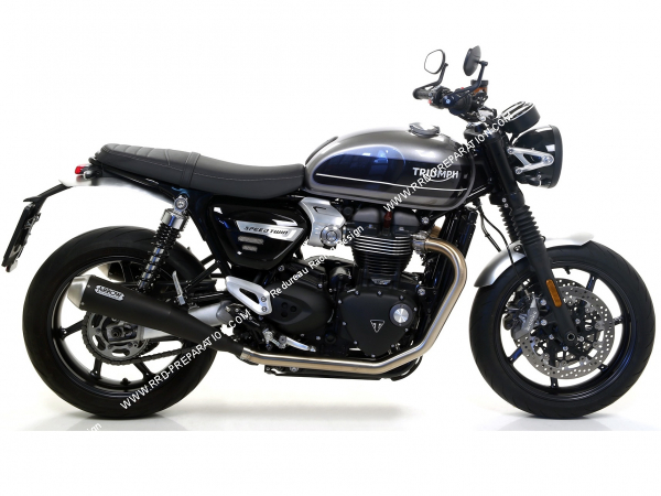 Photo de la paire de silencieux d'échappement ARROW PRO RACING pour TRIUMPH Speed Twin 1200 2019 et THRUXTON 1200 et 1200R a partir de 2016