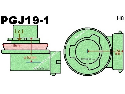 ampoule h8 12v35w