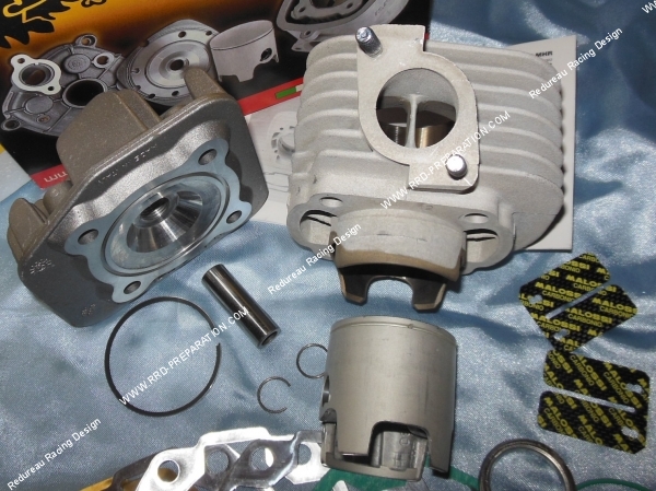 piston Kit 50cc Ø40mm MALOSSI MHR aluminium (axe de 10mm) minarelli horizontal air (ovetto, neos, ...)