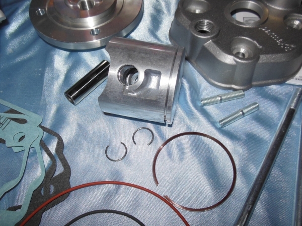 piston Kit 80cc haut moteur Ø50mm PARMAKIT aluminium DERBI euro 3