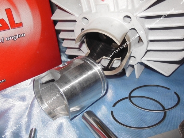 piston Kit haut moteur 74cc Ø47mm AIRSAL aluminium pour DERBI Variant Start, Start 5