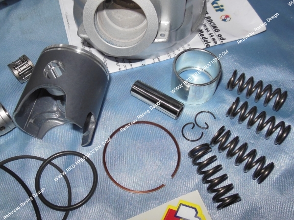 piston Pack ITALKIT Racing 80cc Ø48mm (avec vilebrequin course 44 bielle 90mm) moteur minarelli am6