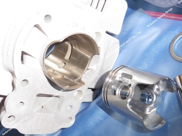 piston entrant Cylindre  piston sans culasse 70cc Ø47mm MALOSSI aluminium pour moto SUZUKI 50cc TSX