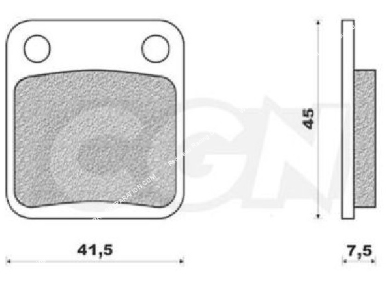 Plaquettes de frein TEKNIX pour scooter PEUGEOT Vivacity 3, Daelim, SACHS Madass, Scooter chinois...