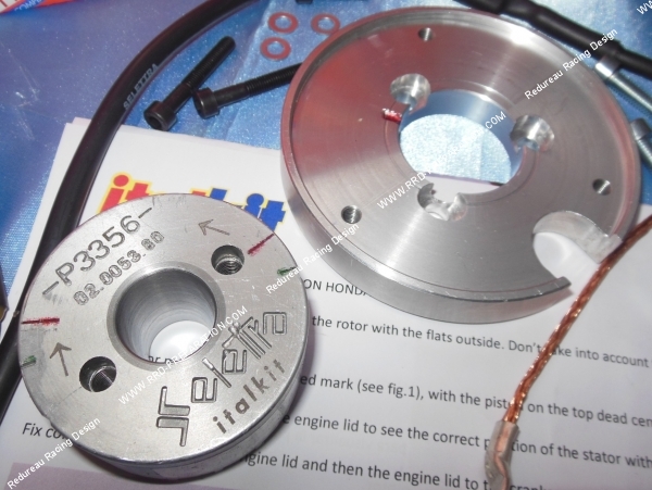 platine et rotor Allumage ITALKIT SELETTRA ANALOGIQUE rotor interne sans éclairage pour moto 125cc HONDA NSR, RAIDEN