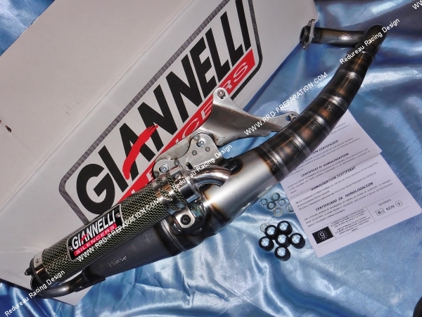 Ligne d'échappement GIANNELLI pour scooter 50cc pour scooter PIAGGIO et GIELRA