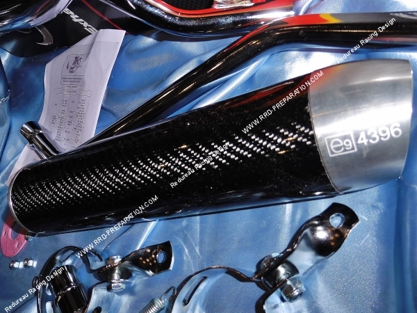 silencieux turbokit carbone pour pot chromé sur GENRIC TRIGGER, KEEWAY X-RAY