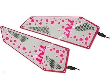 repose pied a led tnt sky walk couleur rouge
