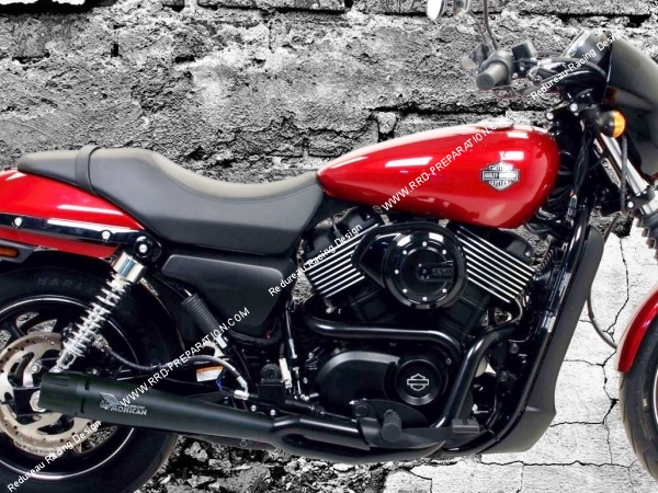 Photo du silencieux MOHICAN pour moto HARLEY DAVIDSON STREET 750cc à partir de 2014