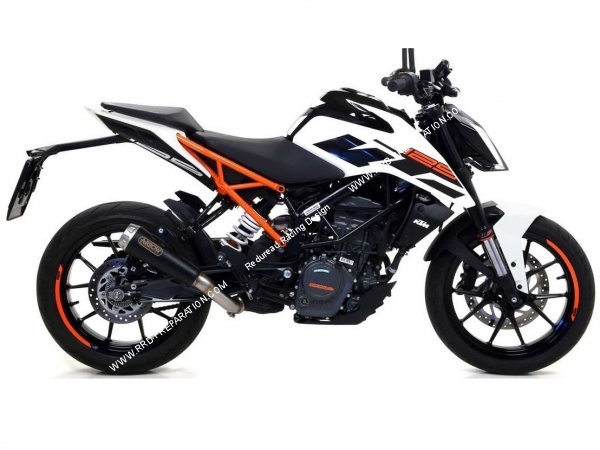 Photo du silencieux PRO RACE pour moto ktm duke 125cc