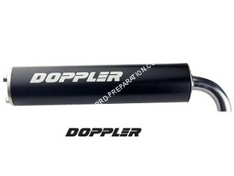 Silencieux, cartouche pour échappement DOPPLER S3R couleur noir