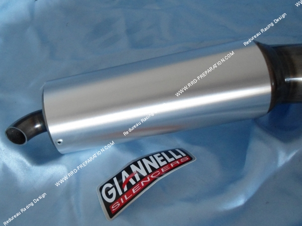 silencieux d'échappement GIANNELLI pour YAMAHA TZR 125cc 2 temps 1982 à 1989