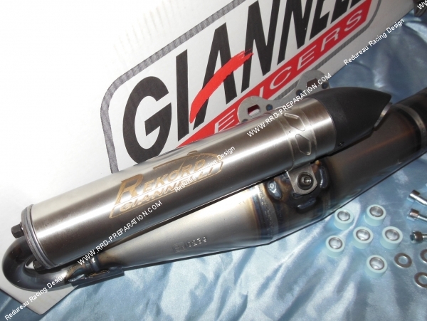 silencieux Pot d'échappement GIANNELLI REKORD  pour scooter PIAGGIO  GILERA (Typhoon, nrg...)