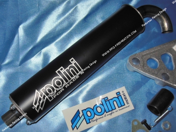 silencieux Pot d' échappement POLINI FOR RACE 4 pour scooter minarelli horizontal (nitro, aerox, ovetto, neos, ...)
