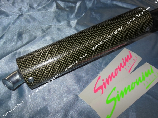 silencieux Pot d’échappement SIMONINI Racing silencieux carbone pour MALAGUTI FIFTY TOP, FULL, CX, MORINI G30