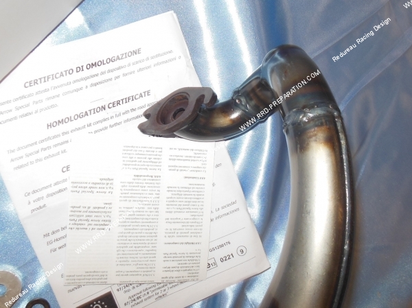 sortie Pot d' échappement GIANNELLI REVERSE pour scooter minarelli horizontal liquide (mbk nitro, yamaha aerox...)