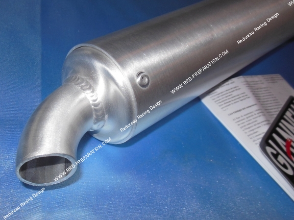 sortie Silencieux, cartouche GIANNELLI en aluminium rond universel tailles aux choix