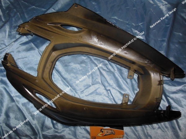 sous Coque arrière TUN'R Booster MBK Spirit & YAMAHA Bw's jusqu'à 2003 blanc  noir peint aux choix