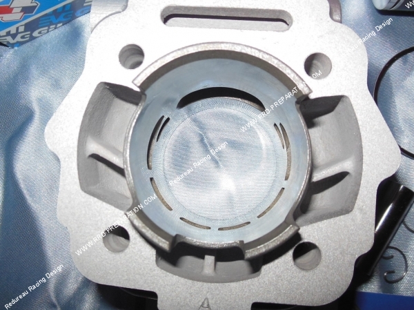 transferts Cylindre - piston sans culasse ITALKIT Racing aluminium 80cc Ø47,6mm spécial course 44,90mm DERBI euro 3