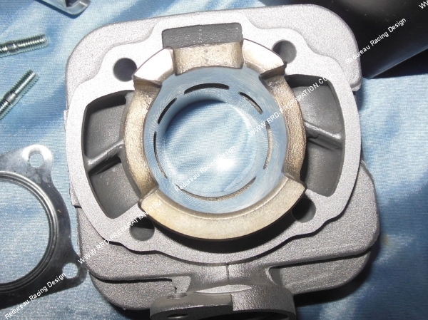 transferts Cylindre  piston 50cc sans culasse Ø40mm ATHENA Racing aluminium pour scooter HONDA, KYMCO, BSV, SYM...