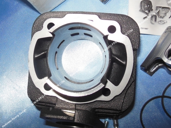 transferts Cylindre  piston 70cc sans culasse Ø47mm MALOSSI fonte scooter HONDA BALI, SH, SFX, SGX, SXR, SZX...