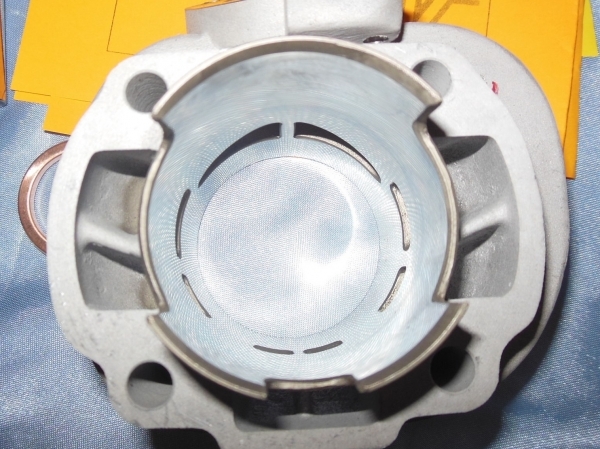 transferts Kit 70cc Ø47.6mm AIRSAL T6 mono-segment aluminium (axe de 10mm) minarelli horizontal air